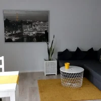 Ferienapartment Sauerland: Couch im Wohnzimmer